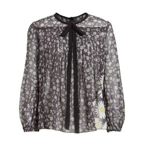 NWT Marc Jacobs Daisy Print Sheer Blouse